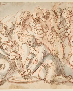 Christ Washing the Disciples' Feet by Francesco Vanni