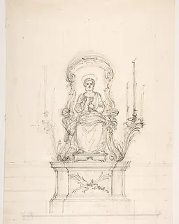 Saint Peter Enthroned by Luigi Vanvitelli