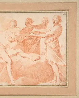 The Drunkenness of Noah by Andrea Sacchi