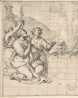 The Sacrifice of Noah by Lazzaro Baldi
