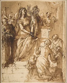 The Virgin and Child with Saint Joseph, Attendant Angels, and a Group of Supplicants by Federico Zuccaro (Zuccari)