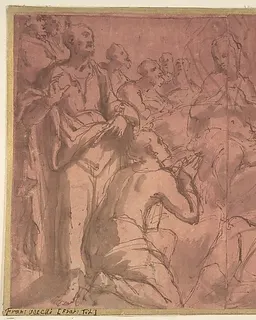 Adoration of the Virgin by Anonymous, Italian, 16th century