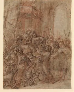 Saint John the Baptist before Herod and Herodias by Morazzone (Pier Francesco Mazzucchelli)