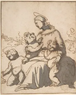Madonna and Children by Anonymous, Italian, 16th century