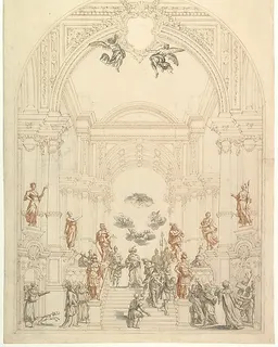 Design for a Theatrum Sacrum by Giuseppe Galli Bibiena