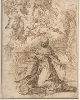 Annunciation by Anonymous, Italian, 17th century