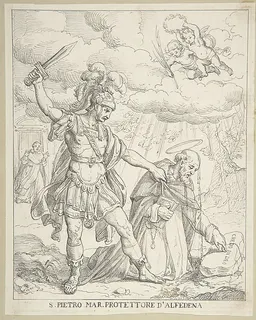Martyrdom of St. Peter Martyr by Anonymous, Italian, 19th century