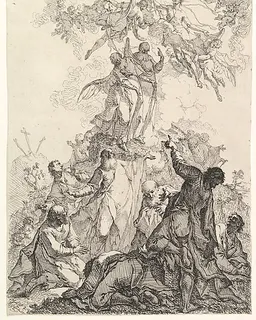 The Ascension of Christ by Johann Ignatz Zimbal