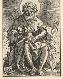 St. John the Baptist Holding the Lamb by Hans Baldung Grien
