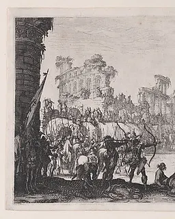 The Martyrdom of Saint Sebastian by Jacques Callot