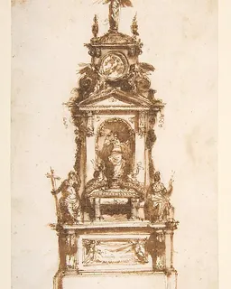 Design for an Altar Erected for the Holy Week by Mauro Antonio Tesi