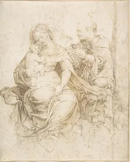 The Holy Family by Jan Gossart (called Mabuse)