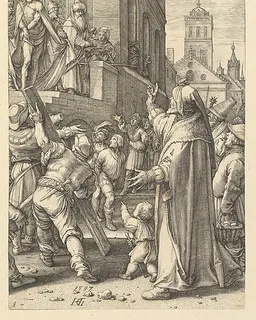Ecce Homo, from "The Passion of Christ" by Hendrick Goltzius