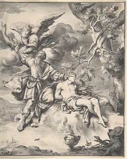 The Sacrifice of Isaac by Willem van Mieris