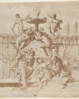 Susanna and the Elders by Gregorio de' Ferrari
