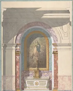 Design for Altar by Jules-Edmond-Charles Lachaise