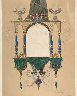 Design for Frame by Edouard [?] Bouvenne