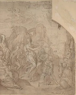 Baptism of Christ by Maerten de Vos