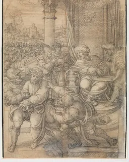 Pilate Washing his Hands by Bernard van Orley
