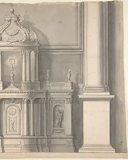 Design for a Tabernacle by Anonymous, French, 18th century