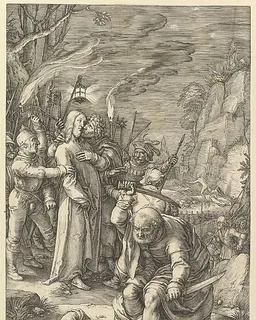 The Betrayal of Christ, from "The Passion of Christ" by Hendrick Goltzius