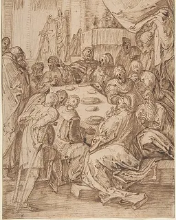 The Last Supper by Master of the Egmont Albums