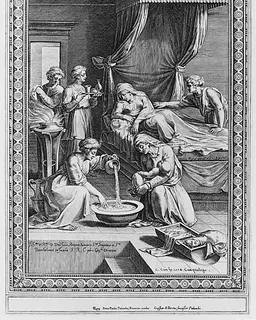 Birth of the Virgin by Cornelis Cort