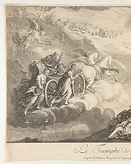 Triumph of Saint Ignatius and Saint Francis Xavier (Le Triomphe de Saint Ignace et de Saint François Xavier qui est au Collége de Louis le Grand...Paris) by Anonymous, French, 17th century