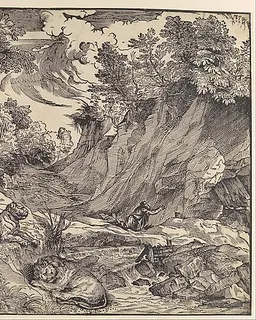 St. Jerome in the Wilderness by Nicolò Boldrini
