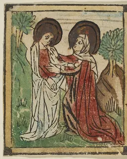 The Visitation by Anonymous, German (Swabian)