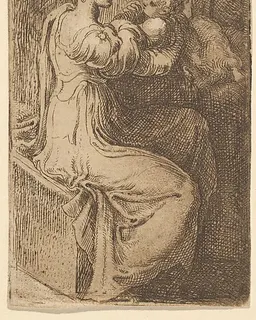 Virgin and Child by Parmigianino (Girolamo Francesco Maria Mazzola)