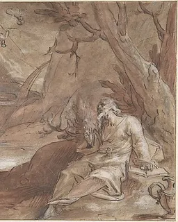 Elijah Fed by Ravens by Jan Muller