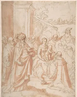 Adoration of the Magi by Frans Francken II