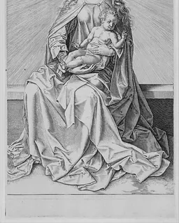 Virgin and Child by Hieronymus (Jerome) Wierix
