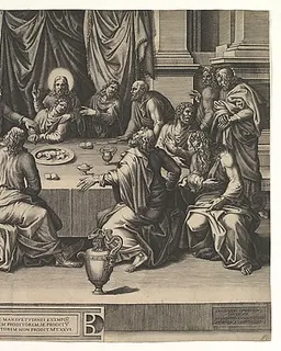 The Last Supper by Giorgio Ghisi
