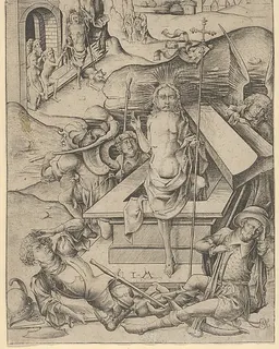The Resurrection by Israhel van Meckenem