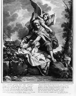 The Sacrifice of Isaac by Louis Desplaces