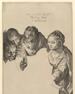 The Adoration of the Shepherds by Hendrick Goltzius