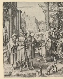 The Return of the Prodigal Son by Lucas van Leyden