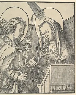 The Annunciation by Lucas van Leyden