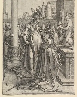 Solomon's Idolatry by Lucas van Leyden