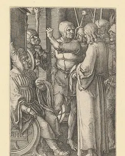 Christ Before Annas by Lucas van Leyden