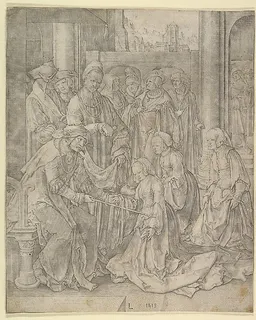 Esther Before Ahasuerus by Lucas van Leyden