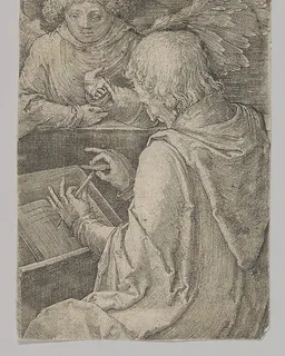 St. Matthew, from the series The Four Evangelists by Lucas van Leyden