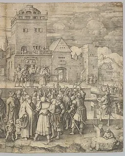 Large Ecce Homo by Lucas van Leyden