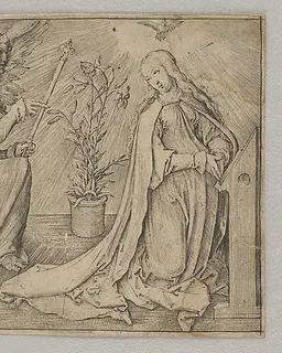 The Annunciation by Lucas van Leyden