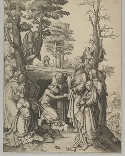 The Raising of Lazarus (copy) by Lucas van Leyden