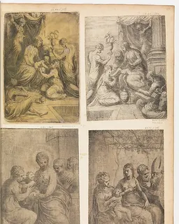 Madonna with Saints by Andrea Schiavone (Andrea Meldola)