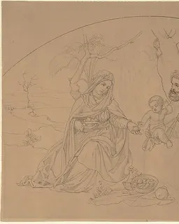 Rest During the Flight into Egypt by Philipp Veit