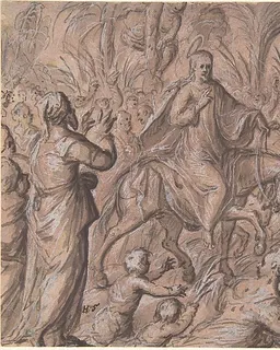 Christ's Entry into Jerusalem by Hans Stutte